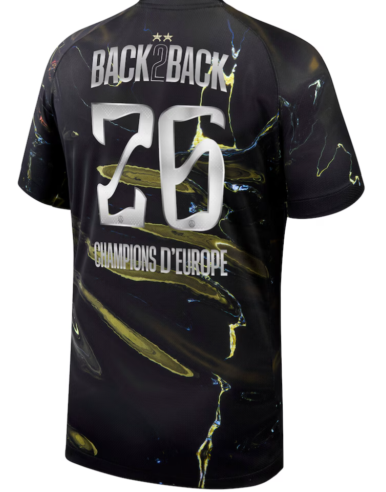 Maillot PSG Night Edition 25/26 - Flocage Champions of Europe - 26