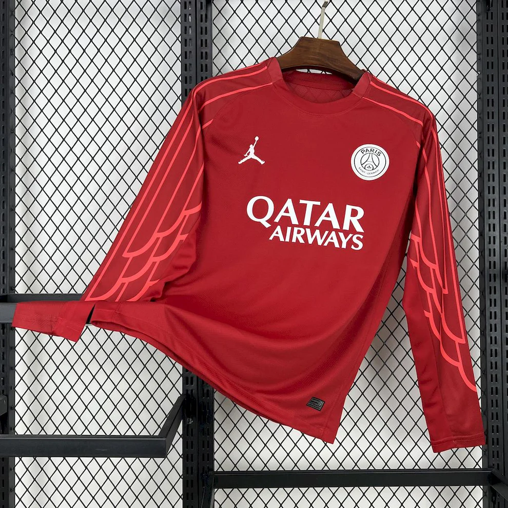 Maillot Manche Longues PSG Rouge