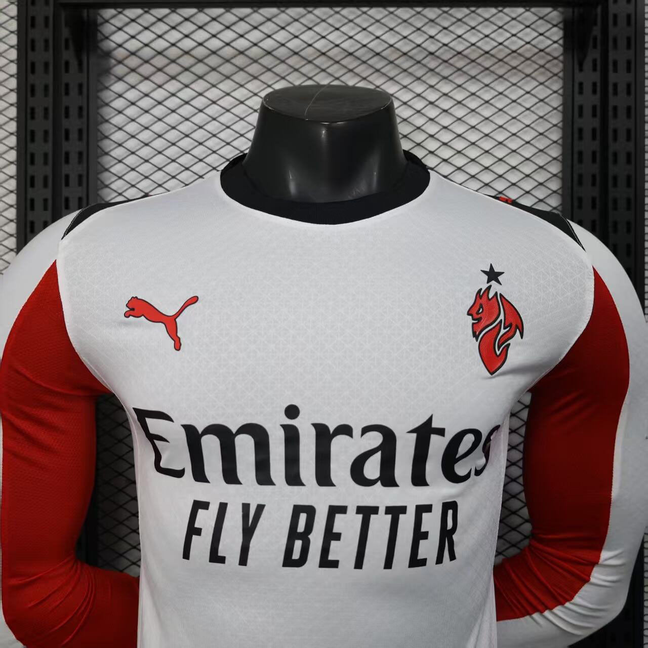 Maillot AC Milan manches longues 2025-26