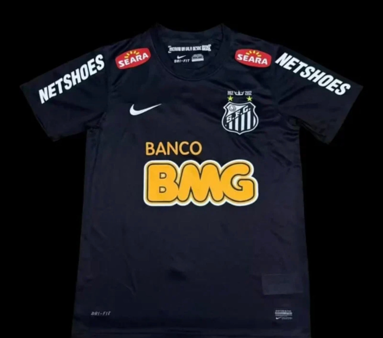 Maillot Santos Rétro Noir 11/12
